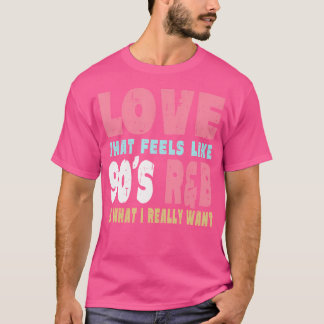 Rb Artist Girls Vintage 90 S R och B grafik T Shirt