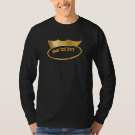 rban Streetwear Guld Krona, Anpassad Gothic Namn T Shirt