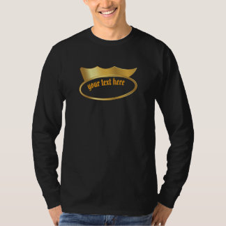 rban Streetwear Guld Krona, Anpassad Gothic Namn T Shirt