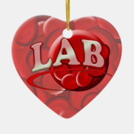 RBC LABORATORY LOGOTYP RED BLOOD CELLS JULGRANSPRYDNAD KERAMIK