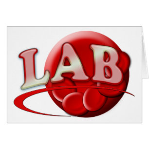 RBC MLT LABORATORY SWOOSH LOGOTYP - MEDICAL CLINIC HÄLSNINGSKORT