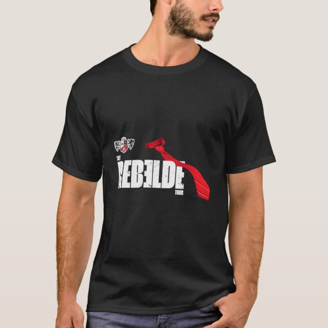 Rbd Rebelde Tour 2023 Rebelde Concert T Shirt (Framsida)