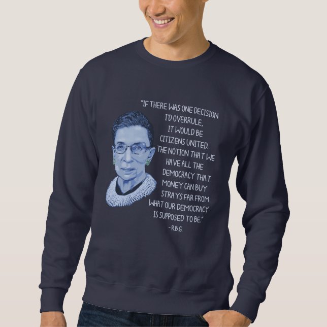 RBG Citizens United Lång Ärmad Tröja (Framsida)