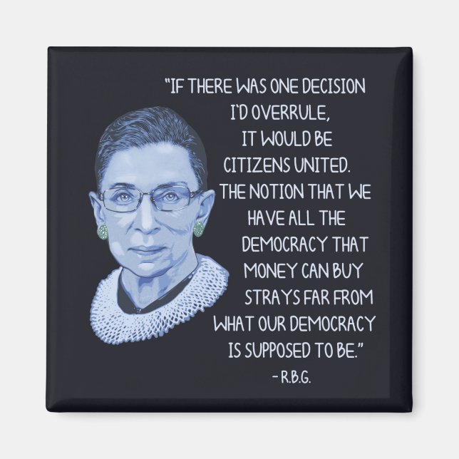 RBG Citizens United Magnet (Framsidan)