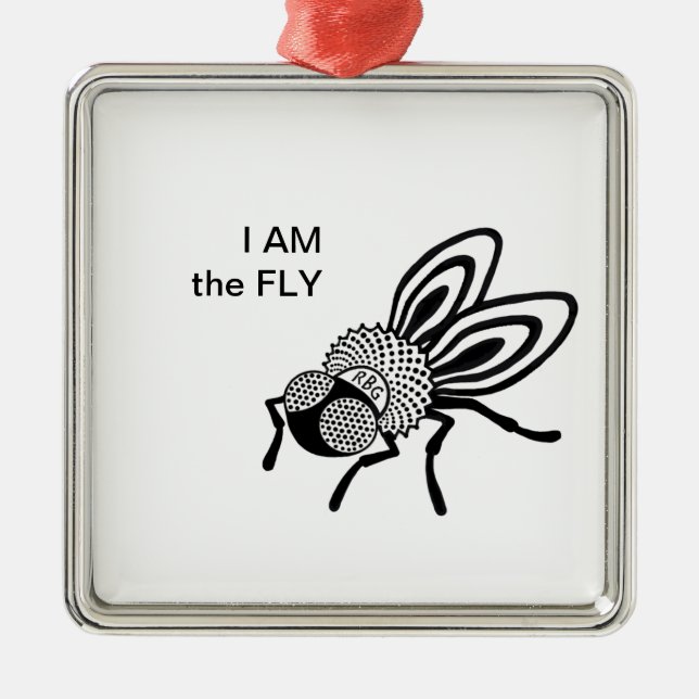 RBG Collar Ruth Bader Ginsburg Fly Ornament (Framsidan)