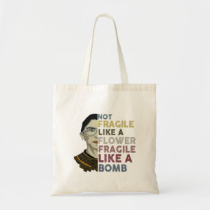 RBG/Frida Kahlo mashup - Bör som bomb Tygkasse