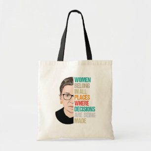 RBG, högsta domstolens röst, Ruth Bader Ginsburg Tygkasse