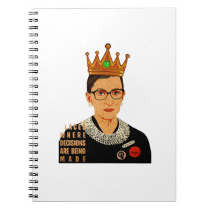 RBG I avvisar Ruth Bader Ginsburg Anteckningsbok