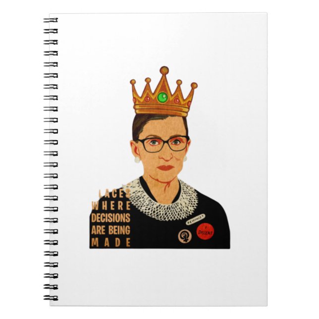 RBG I avvisar Ruth Bader Ginsburg Anteckningsbok (Framsidan)