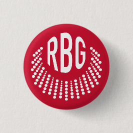 RBG-ignorerat Necklace | Knapp | Röd
