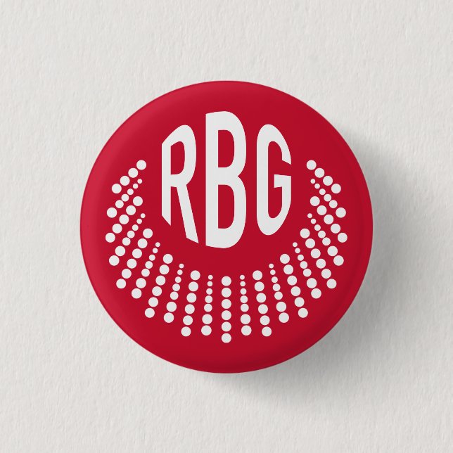 RBG-ignorerat Necklace | Knapp | Röd (Framsida)