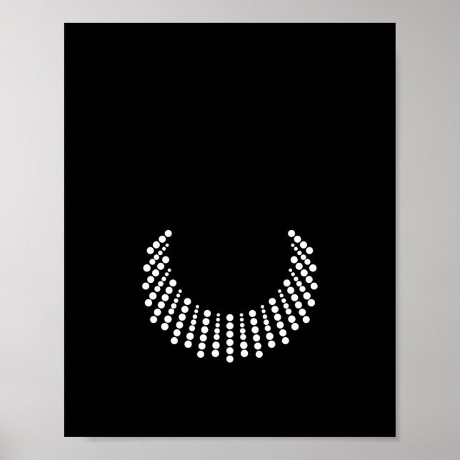 RBG-ignorerat Necklace | POSTER | Olika storlekar (Framsidan)