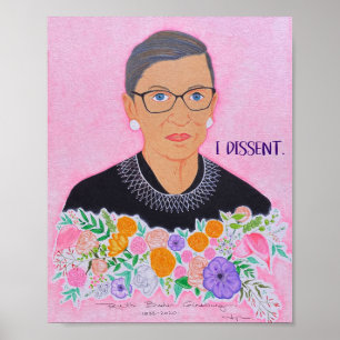 RBG "Jag avvisar". Poster