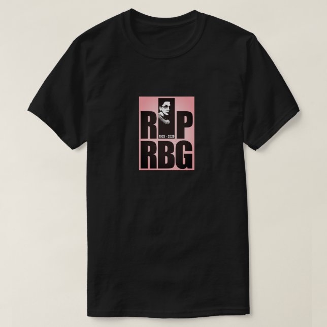 RBG Memorial T Shirt (Design framsida)