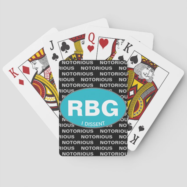 RBG Notorious I Disease-Anpassningsbar Casinokort (Baksidan)