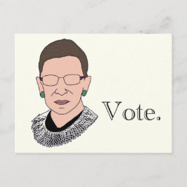 RBG-omröstning. Helg Vykort