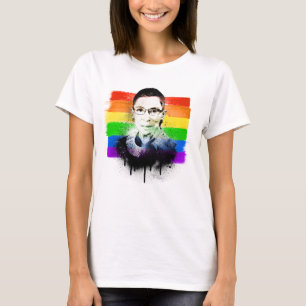 RBG-Pridet Flagga Graffiti T Shirt