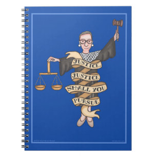 RBG "Rättvisa, rättvisa ska ni följa" Anteckningsbok