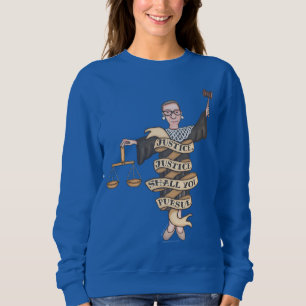 RBG: "Rättvisa, rättvisa skipa" Svettskjorta T Shirt