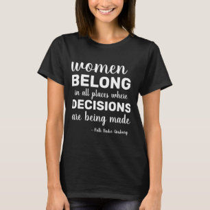 RBG Ruth Bader Ginsburg citerar feministiska liber T Shirt