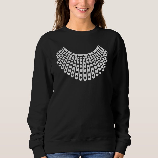 RBG Ruth Bader Ginsburg Dissenting Collar T Shirt (Framsida)