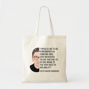 RBG Ruth Bader Ginsburg Tribute RIP Tygkasse