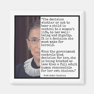 RBG:s beslut att bära barn citerar Magnet