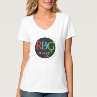 RBG Starka kvinnor V-Nacke T-Shirt