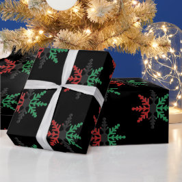 RBG UNIA African-American Kwanzaa Snöflingor Presentpapper