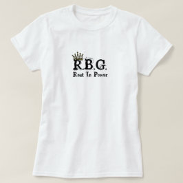 RBG-viloläge i effekt, vitt T Shirt