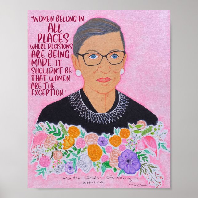 RBG "Women Belong" Poster (Framsidan)