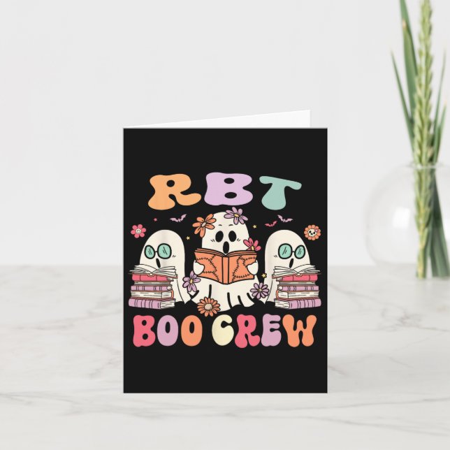 Rbt Boo Crew Halloween Registed Behavior Technique Kort (Framsida)
