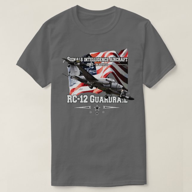 RC12 Guardrails signalspaningsplan T Shirt (Design framsida)