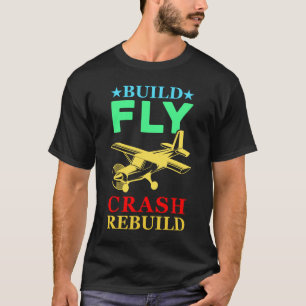 RC Aircraft Pilot Hobby Funny Model Flygplan T Shirt