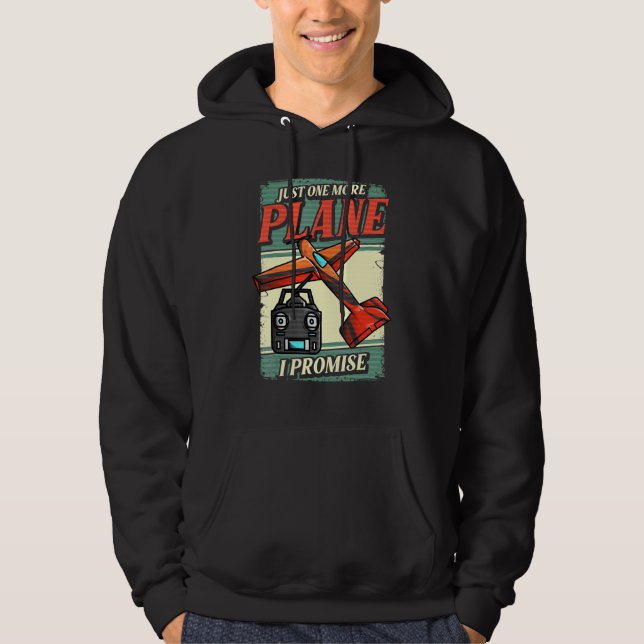 Rc Airplan Hobby Hoodie (Framsida)