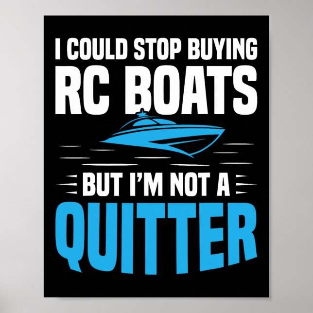 Rc-Båt Fjärrkontroll Båt Kryssning Köp Rc Kapten Poster (Framsidan)