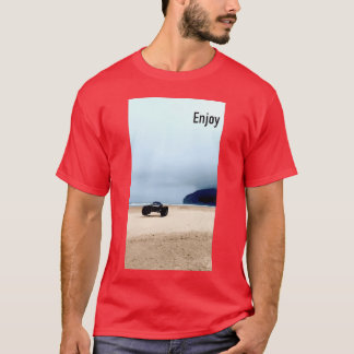 RC-Bil Strand Njut av retro vän T Shirt