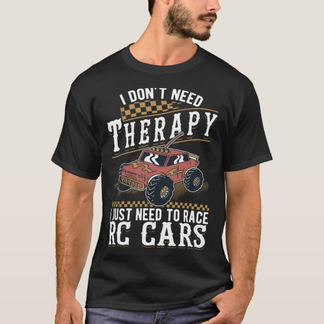 RC-bilbehandling Fjärrstyrd bil T Shirt (Framsida)