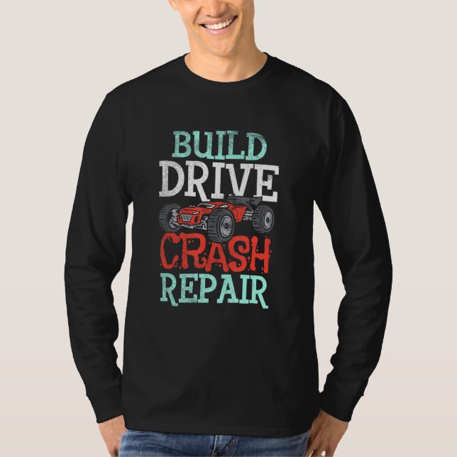 RC-bildesign för RC-Tävla - Bygg hårddiskkrasch Re T Shirt (Framsida)