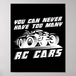Rc-Bilskonst För Män Kvinnor Barn Rc Racing Lastbi Poster