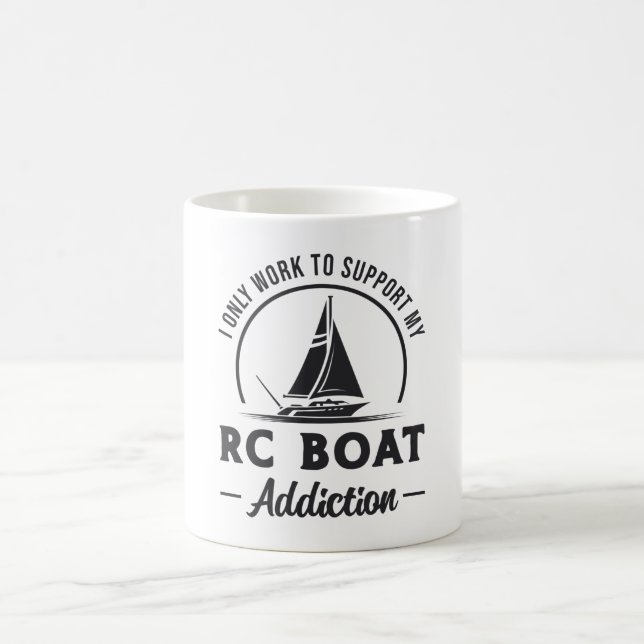 RC Boat Addence Remote Model Radio RC Boats Kaffemugg (Center)