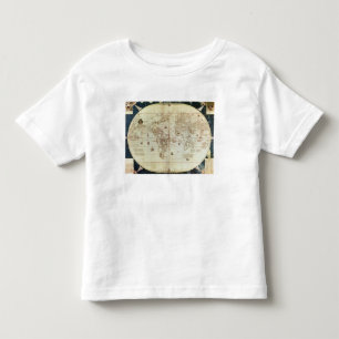 Rc C 2487 karta av världen som är designad vid Tee