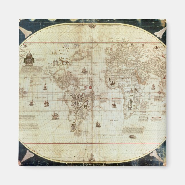 RC C 2487 Karta i världen, designad av Sebastien Magnet (Framsidan)
