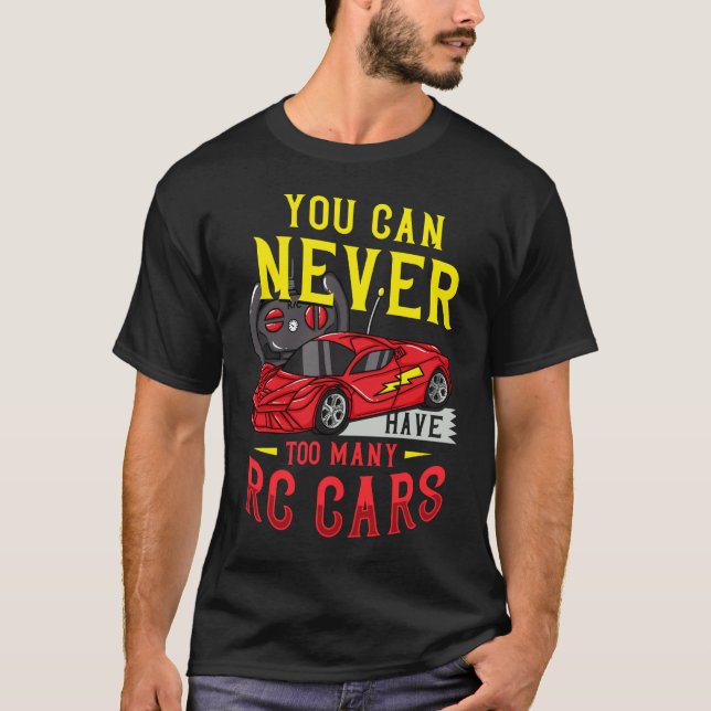 RC Car Gift Radio Remote Control Tävla T Shirt (Framsida)