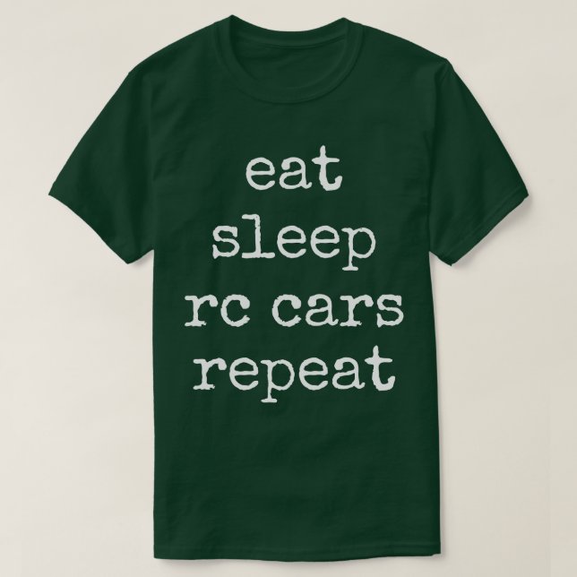 RC Car RC Tävla RC Racer T Shirt (Design framsida)