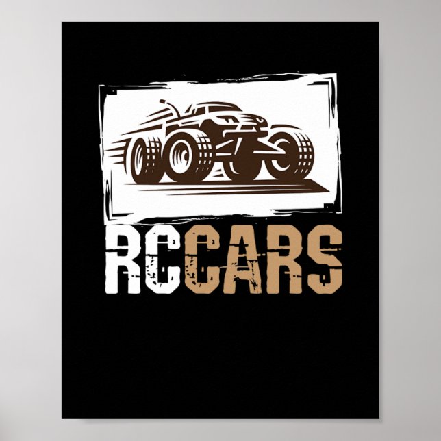 RC Cars RC-fjärrmodell Poster (Framsidan)