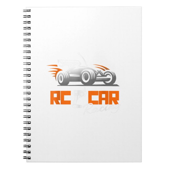 Rc Cars Tävla Gift Hobby Tee Manar Anteckningsbok (Framsidan)