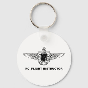 RC-flyginstruktör Nyckelring