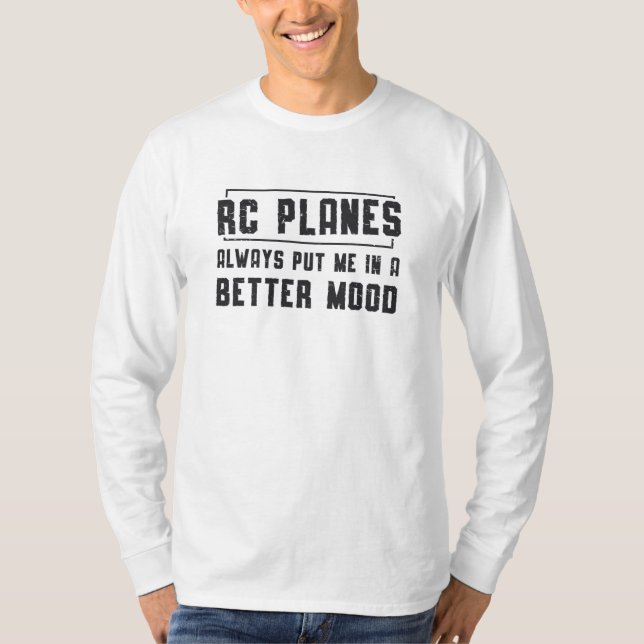 RC Flygplan Bättre flygplansflygplan RC Flygplan T Shirt (Framsida)