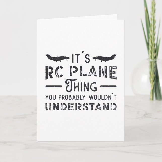 RC Flygplan Det är RC Flygplan Sak Pilot RC Flygpl Kort (Framsida)